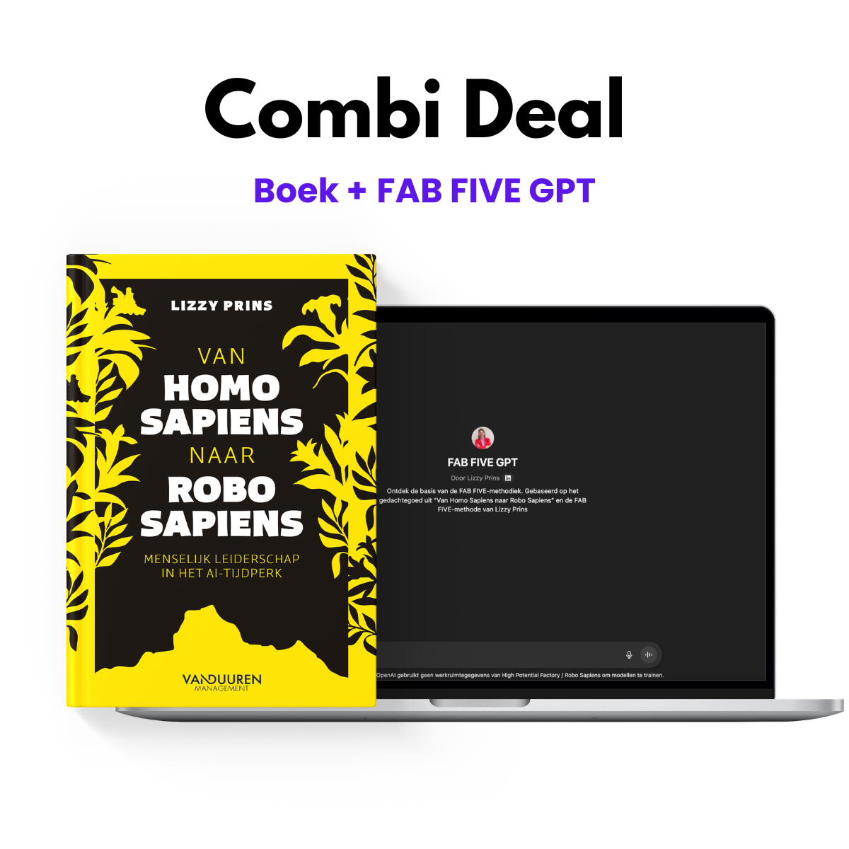 Combideal Boek + FAB FIVE GPT _ Robo Sapiens