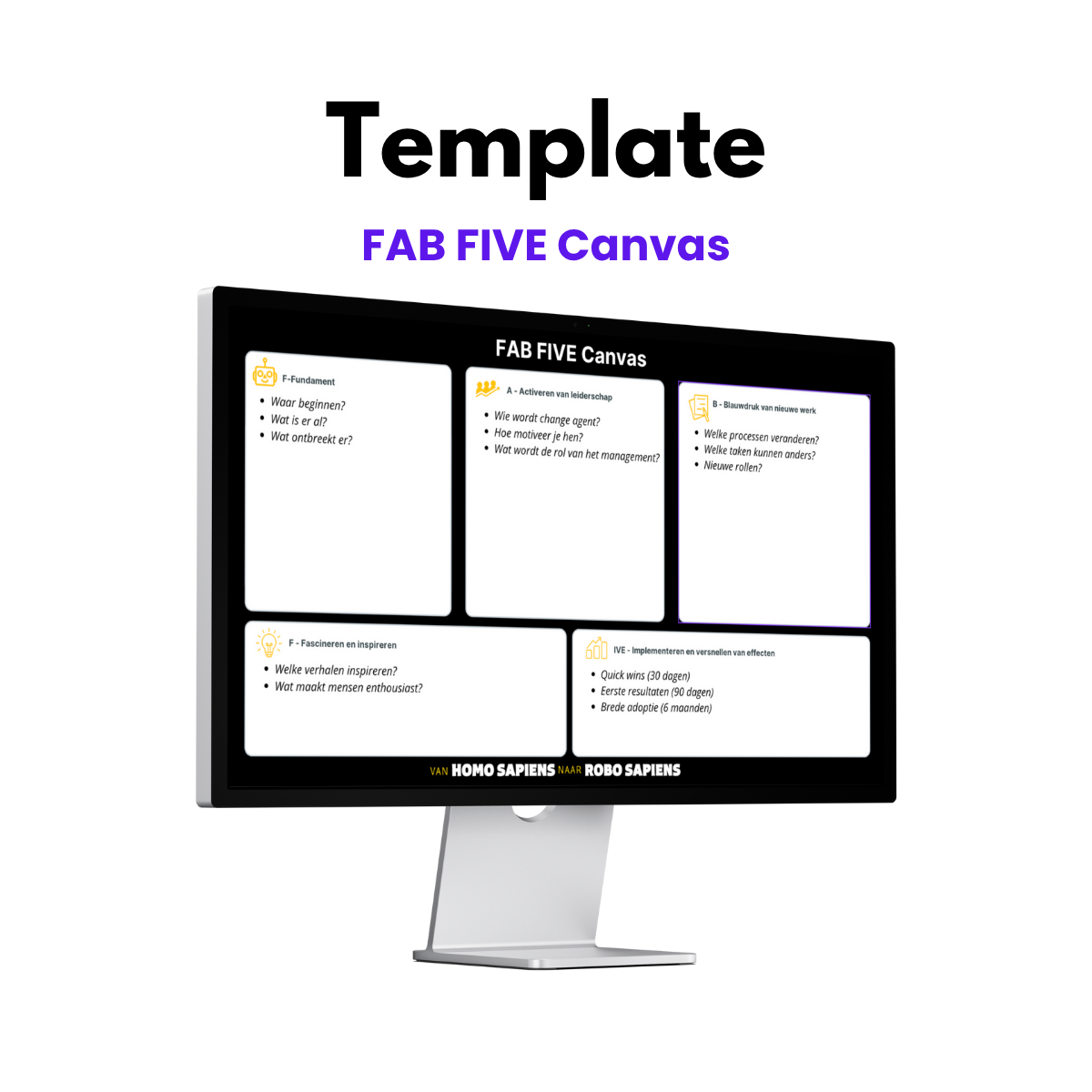 FAB FIVE Canvas - Robo Sapiens